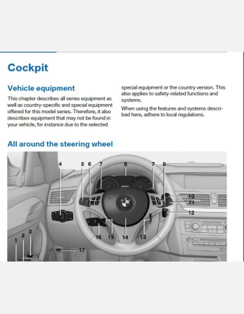 bmw x1 2011 2012 2013 2014 2015 2016 & 2017 owners manual 